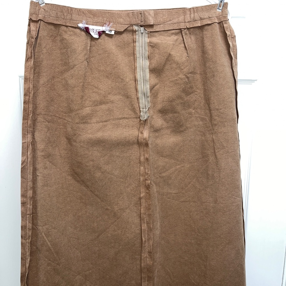 Women's Suede Skirt and Coat 10 - Picture 13 of 16
